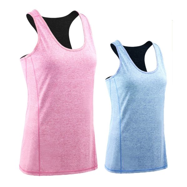 Women Fitness Sleeveless Quick Dry Training Compression Shirt