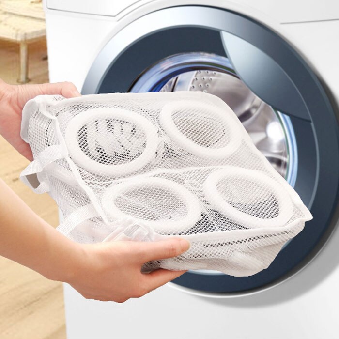 Washing Machine Storage Mesh Laundry Bag Shoe Bags Shoes Wash Net Dry Organizer 