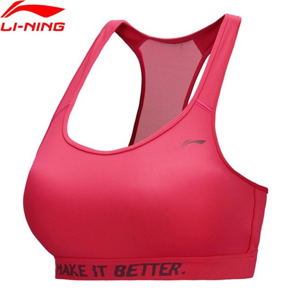 Li-Ning Training Bras Tight Fit Medium Support Breathable Sports Bra