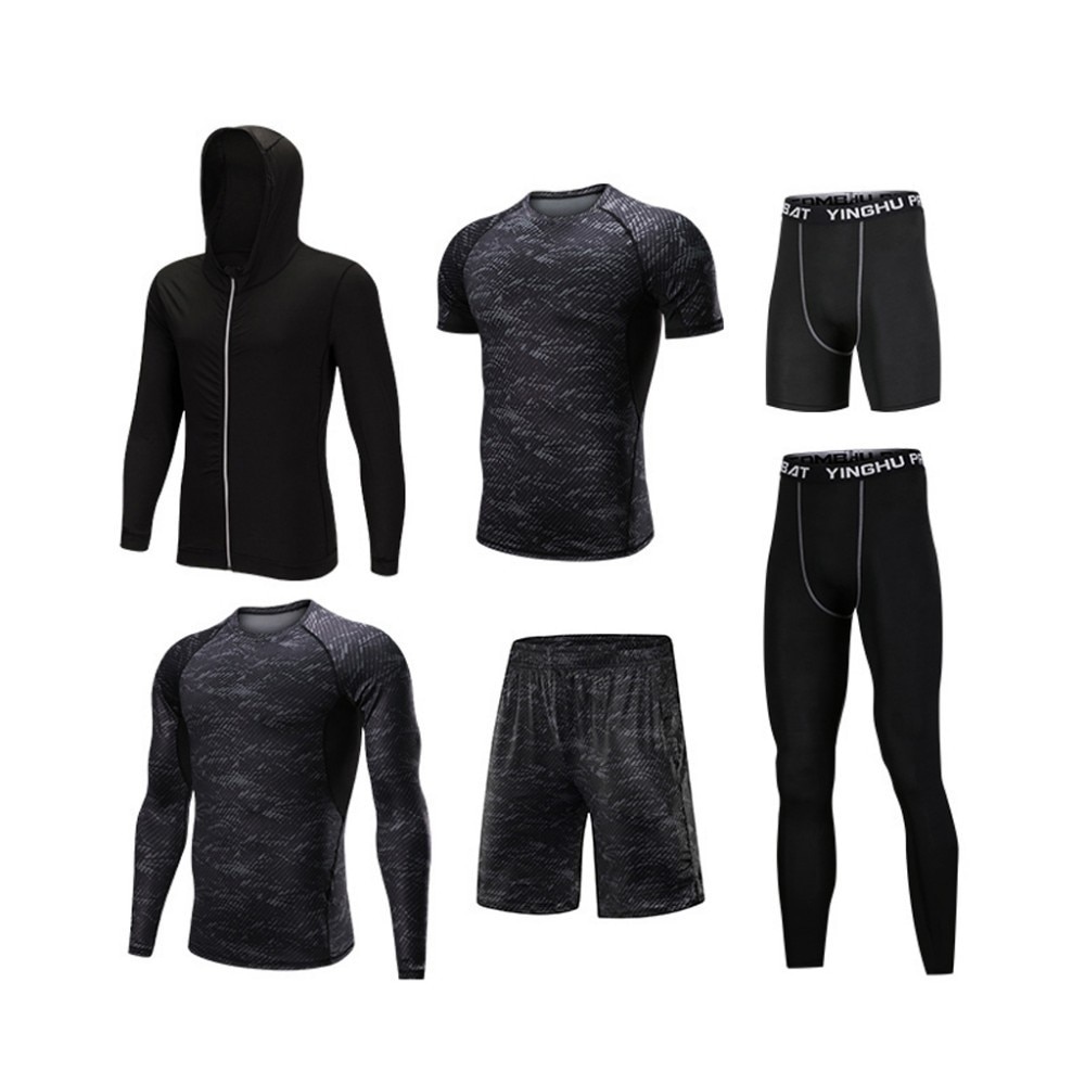 REXCHI Men's Tracksuit Compression Combo - 30% Flat off