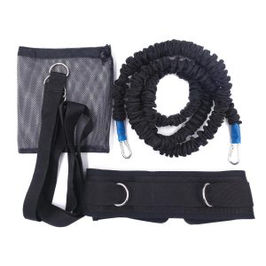 Band Acceleration Resistance Bungee Latex Cord Agility Speed Stretching Fitness