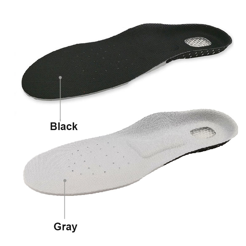 FLORATA Silica Gel Sport Insoles UK SIZE 3-12 Grey&Blue Available For Running Trainers Heel Protection And Shockproof Softness