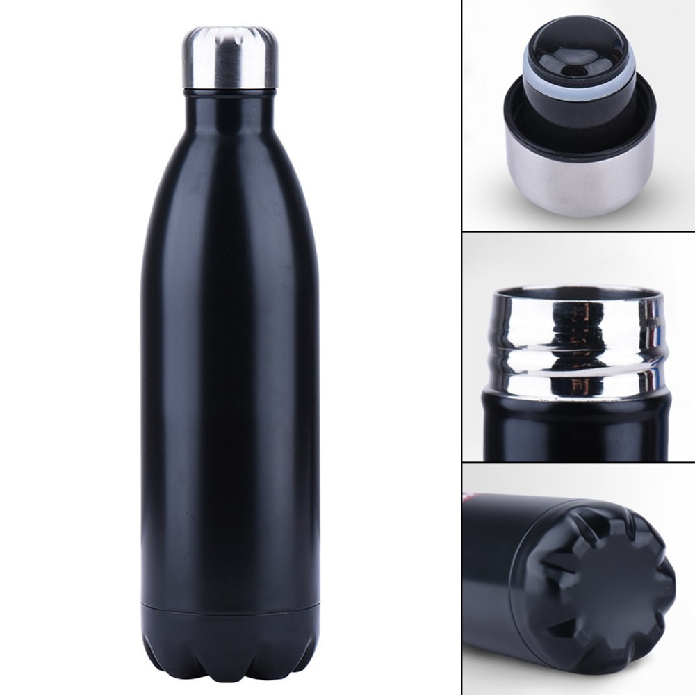 Double Wall Stainless Steel Vacuum Flask Coffee Bottle Thermos 350/500/1000ml