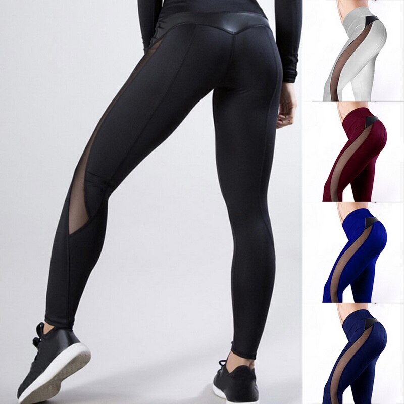Vertvie Mens Compression Sports Pants Yoga Leggings Tights Running Clothes for Gym Workout 