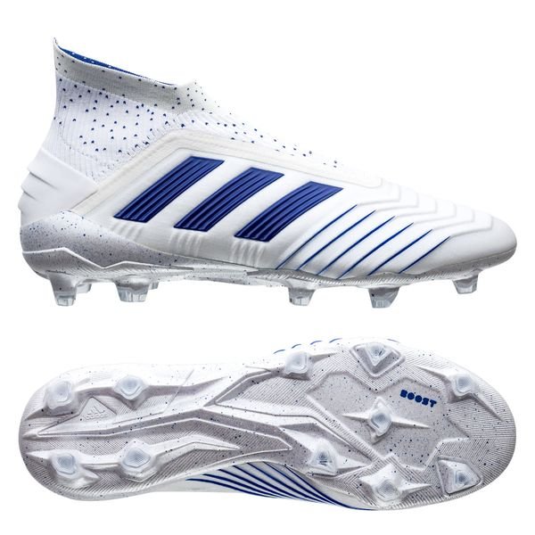 Bundle of Adidas Predator 19+ FG/AG Boost Virtuso - Footwear White/Bold Blue