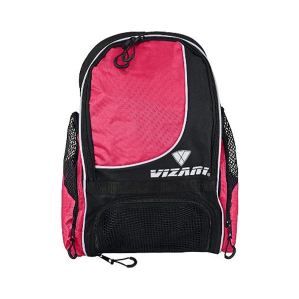 Vs Solano Soccer Sport Backpack- Neon Pink Front View
